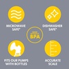 image:imageMedela Breast Milk Collection and Storage Bottles with Solid Lids  6pk5oz150mL Breastmilk Container Compatible Breast Pumps and Made Without BPABreast Milk Bottles
