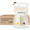 image:imageMedela Easy Pour Breastmilk Storage Bags 100 Count 7oz210ml Disposable Leakproof Fast Freeze Breast Milk Protection Recyclable amp BPA FreeEasy Pour Bags