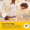 image:imageMedela Motion InBra Wearable Breast Pump Portable HandsFree Wireless Electric Pump Highly efficient Lightweight Custom fit with Inserts Rechargeable Battery Discreet Quiet Only 3 PartsAllinon Breast Milk Storage Set