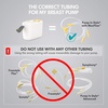image:imageMedela Replacement Tubing Compatible with New Pump in Style Maxflow Breast Pump Authentic Spare Breastpump Parts Made Without BPA