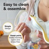 image:imageMedela inBra Breast Milk Collector LeakProof Wearable Design with Flexible Plug Anatomic Shape Made Without BPA Easy to Clean amp Dishwasher Safe 30 mL CapacityHarmony Manual Breast Pump