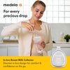 image:imageMedela inBra Breast Milk Collector LeakProof Wearable Design with Flexible Plug Anatomic Shape Made Without BPA Easy to Clean amp Dishwasher Safe 30 mL CapacityInbra Breast Milk Collector