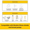 image:imageNew Medela Pump in Style Pro HandsFree Breast Pump Rechargeable Wearable Hospital Grade BreastpumpBreast Shield Inserts