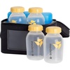 image:imageMedela Breast Milk Cooler Set with Cooler Storage Bag Contoured Ice Pack and Four 5oz Bottles for OnTheGo Transport Made Without BPA10 Count Pack of 1
