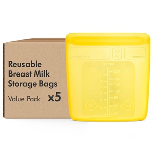 image:imageMedela Easy Pour Breastmilk Storage Bags 100 Count 7oz210ml Disposable Leakproof Fast Freeze Breast Milk Protection Recyclable amp BPA FreeReusable Storage Bags