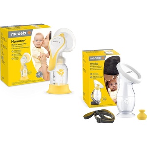 image:imageMedela inBra Breast Milk Collector LeakProof Wearable Design with Flexible Plug Anatomic Shape Made Without BPA Easy to Clean amp Dishwasher Safe 30 mL CapacityHarmony Pump  Silicone Collector