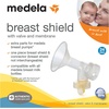 image:imageMedela Breast Shield with Valve and Membrane Compatible with Pump in Style Advanced and Symphony Breast Pumps OnlyClear