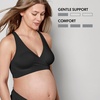 image:imageMedela Keep Cool Sleep Bra  Seamless Maternity amp Nursing Bra with Full Back Breathing Zone and Soft Touch FabricBlack
