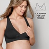 image:imageMedela Keep Cool Sleep Bra  Seamless Maternity amp Nursing Bra with Full Back Breathing Zone and Soft Touch FabricBlack