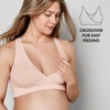 image:imageMedela Keep Cool Sleep Bra  Seamless Maternity amp Nursing Bra with Full Back Breathing Zone and Soft Touch FabricChai