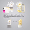 image:imageMedela PersonalFit Flex Replacement Connectors 2 per Pack Compatible with Freestyle Flex and Pump in Style with MaxFlow Breast Pumps Authentic Spare Parts