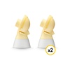 image:imageMedela PersonalFit Flex Replacement Connectors 2 per Pack Compatible with Freestyle Flex and Pump in Style with MaxFlow Breast Pumps Authentic Spare Parts