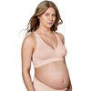 image:imageMedela Keep Cool Sleep Bra  Seamless Maternity amp Nursing Bra with Full Back Breathing Zone and Soft Touch FabricChai