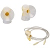 image:imageMedela Pump Parts Double Pumping Kit Authentic Spare Parts Designed for Sonata Breast Pump Made Without BPA White 15 Piece Set