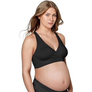 image:imageMedela Keep Cool Sleep Bra  Seamless Maternity amp Nursing Bra with Full Back Breathing Zone and Soft Touch FabricBlack
