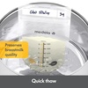 image:imageMedela Breastmilk Storage Bags 200 Count Ready to Use Breast Milk Storing Bags for Breastfeeding Self Standing Bag Space Saving Flat Profile Hygienically PreSealed 6 Ounce200 Count